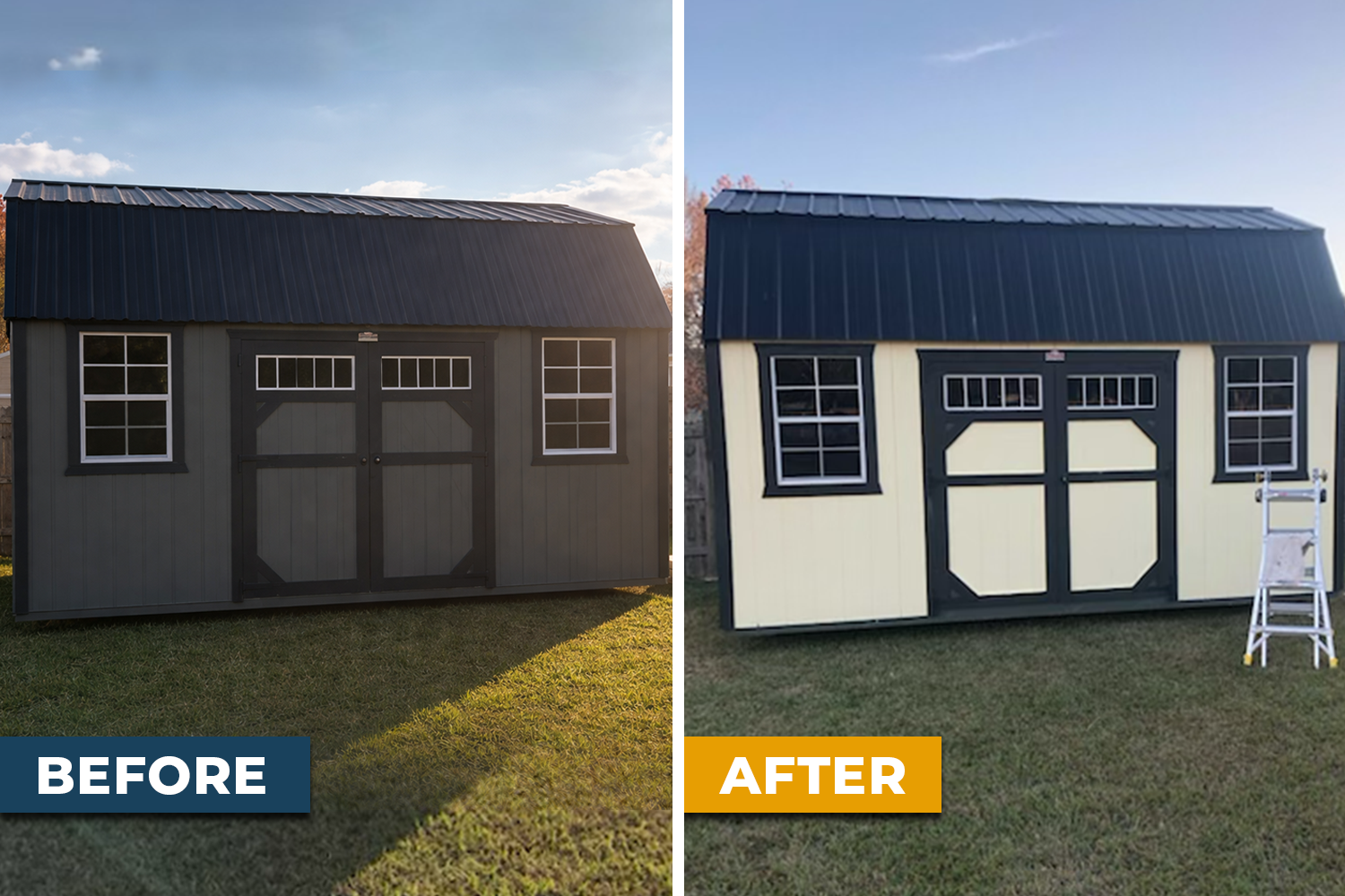 shed-color-change-1 Immaculate Care Painting - Shed Color Change